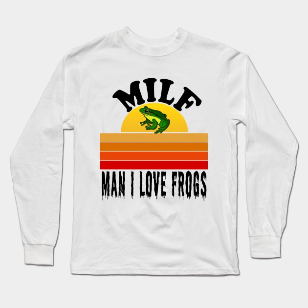 man i love frogs g Long Sleeve T-Shirt by Elegance14